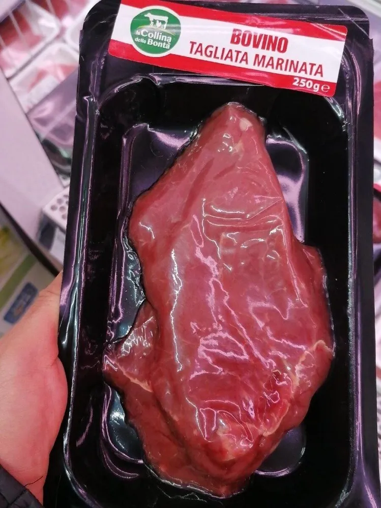 Tagliata marinata bovino adulto