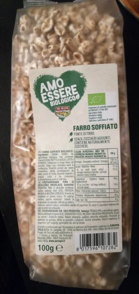 Farro soffiato