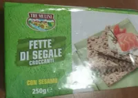 Fette di segale croccanti con sesamo
