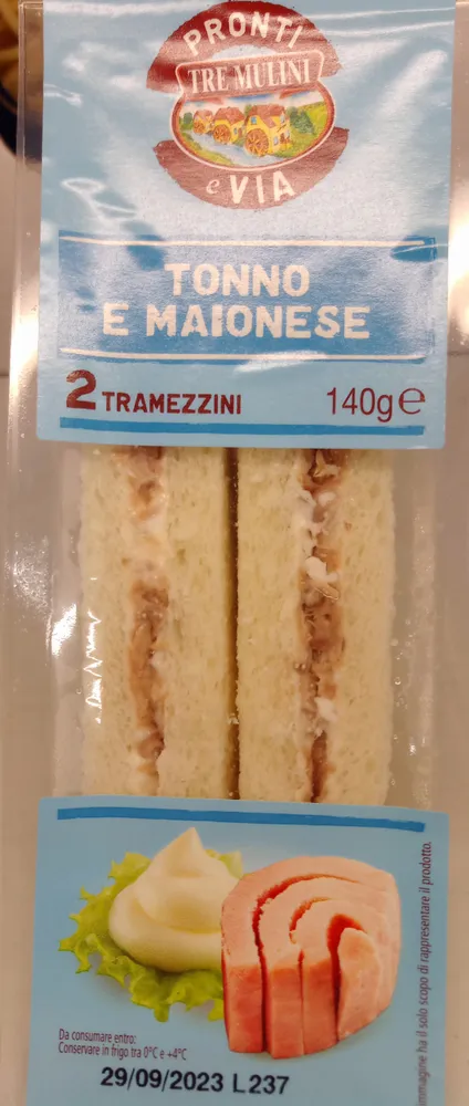 2 Tramezzini tonno e maionese