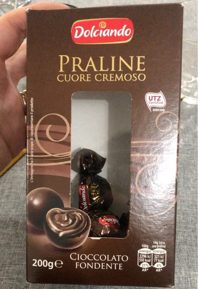 Praline cuore cremoso
