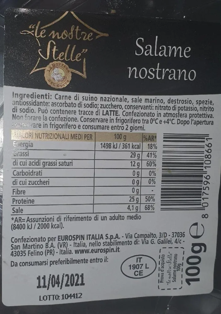 Salame Nostrano