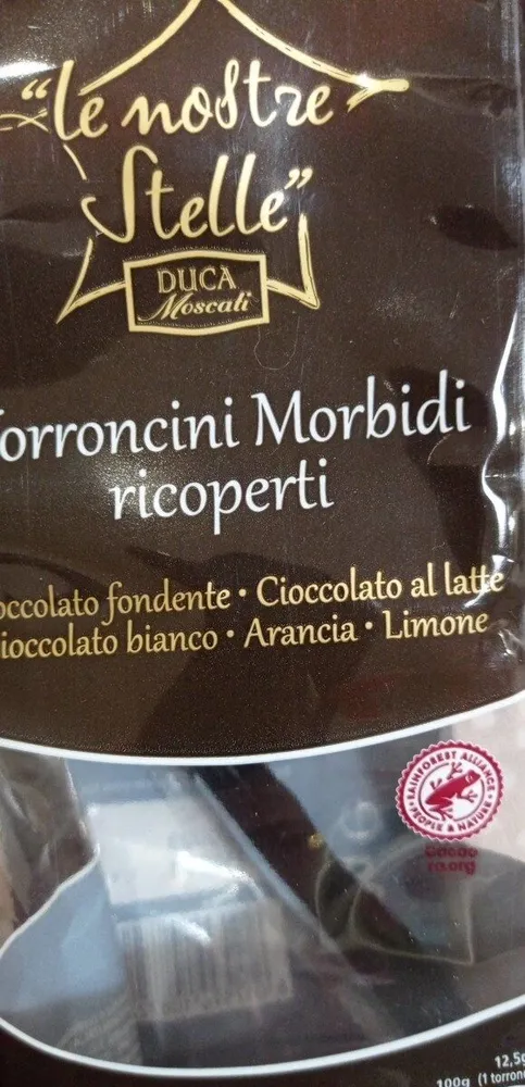 Torroncini morbidi ricoperti