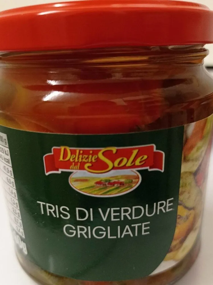 Tris di verdure grigliate