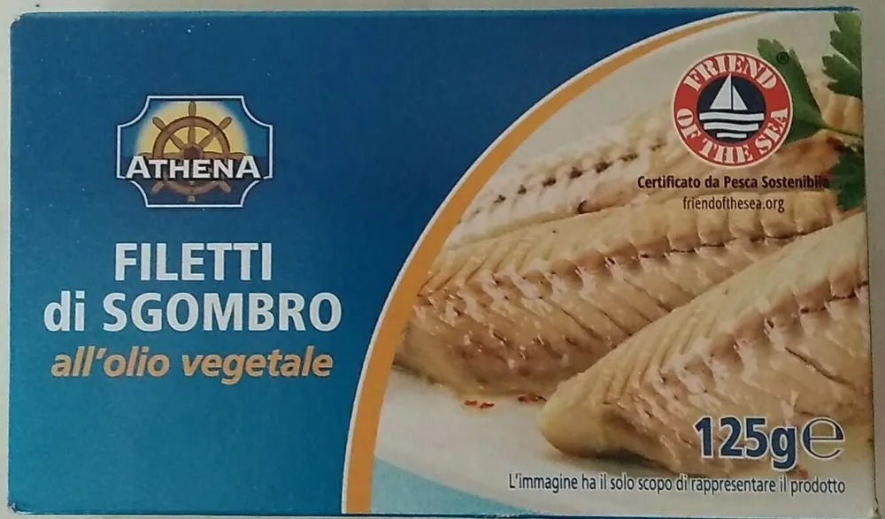 Filetti di sgombro all'olio vegetale
