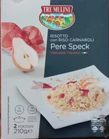 Risotto con riso Carnaroli Pere e Speck