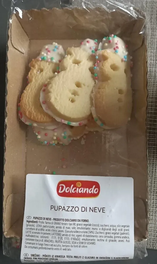 Biscotti pupazzo di neve