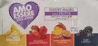 Yogurt magro alla frutta senza lattosio