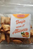 Bugie ripiene all'albicocca