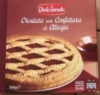 Crostata con confettura di ciliegie
