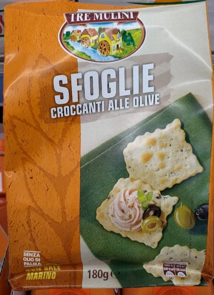 Sfoglie Croccanti alle Olive