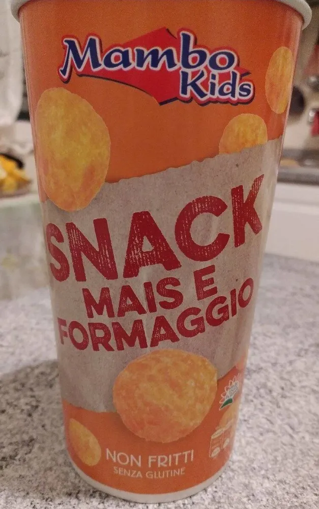 Snack mais e formaggio