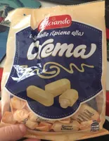 Caramelle ripiene alla crema