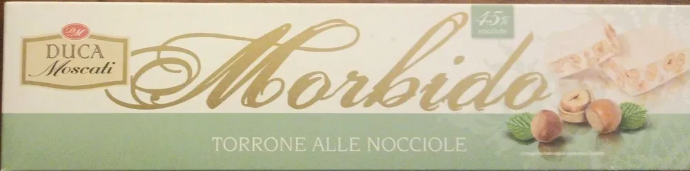 Torrone morbido alle nocciole
