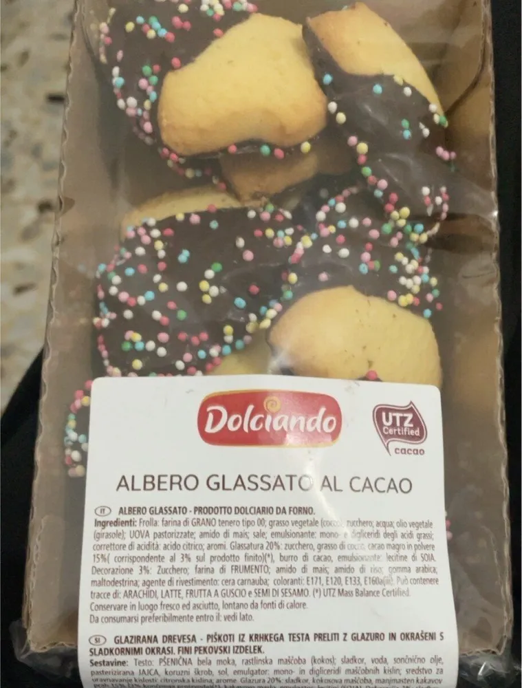 Albero Glassato al Cacao