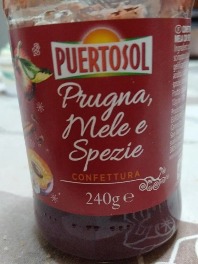Confettura prugna,mele e spezie