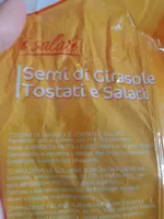 semi di girasole tostati e salati