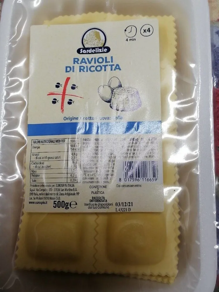 Ravioli di ricotta