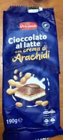 cioccolato al latte con crema di arachidi