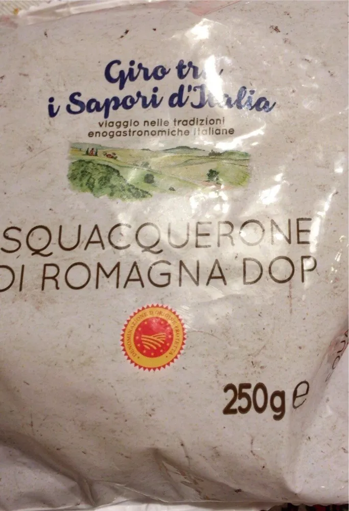 Squacquerone di romagna dop