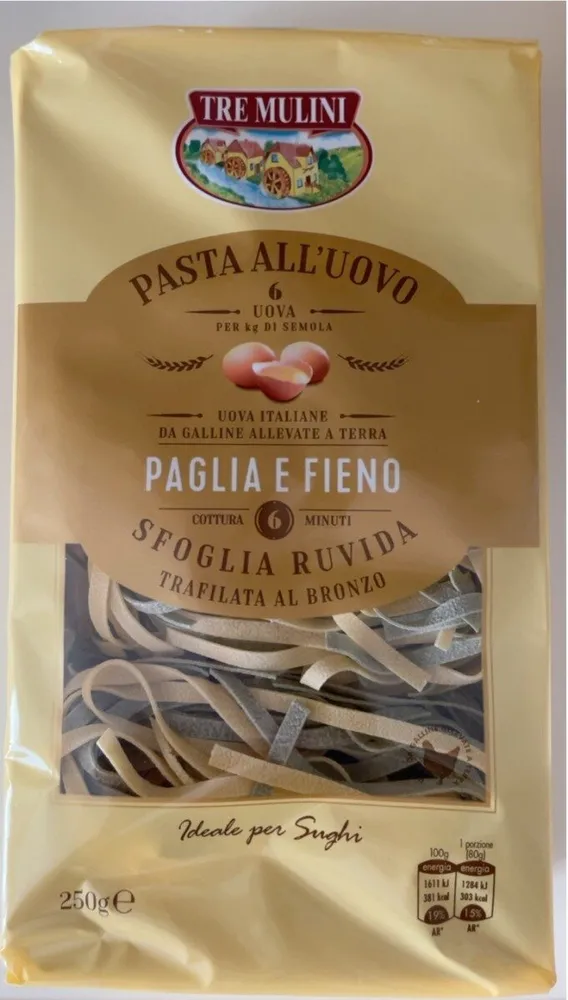Pasta all’Uovo Paglia e Fieno trafilata al bronzo