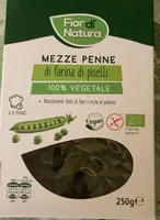 Mezze penne di farina di piselli