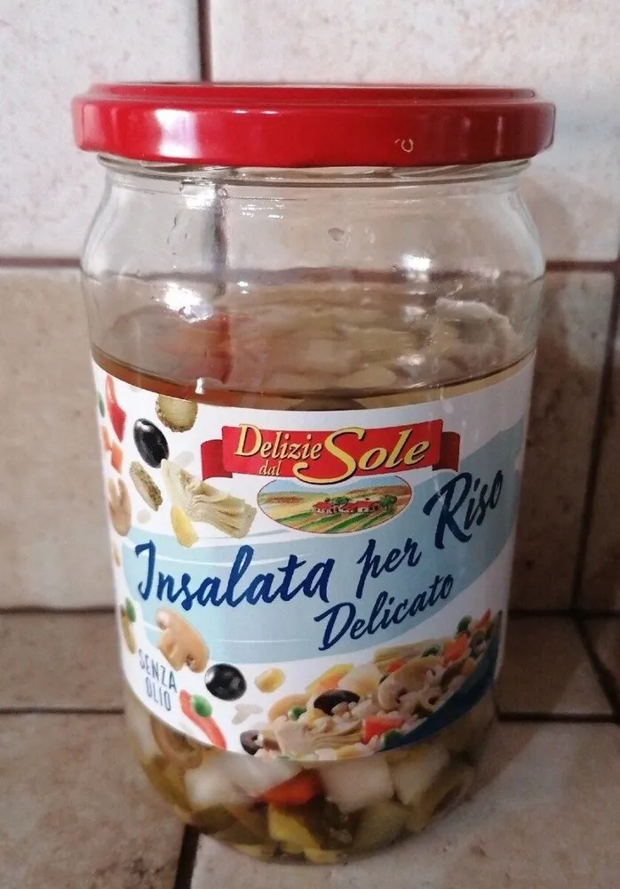 Condimento per insalata di riso delicato