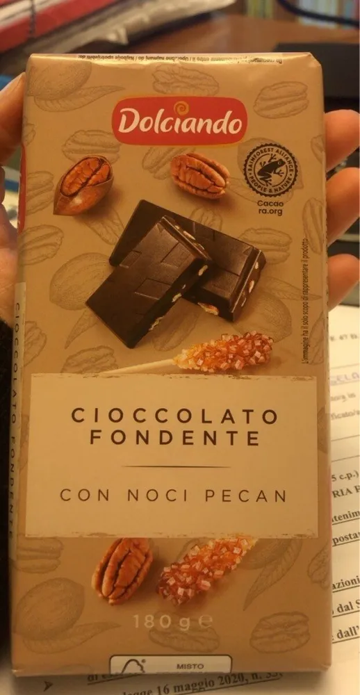 Cioccolato fondente con boci pecan