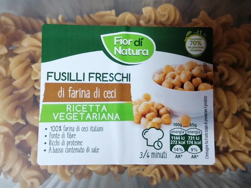 Fusilli freschi di farina di ceci