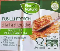 Fusilli freschi di farina di lenticchie