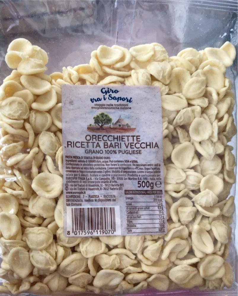 Orecchiette ricetta bari vecchia