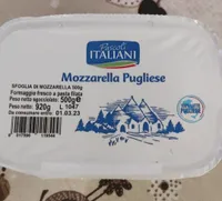 Mozzarella pugliese Pascoli italiani