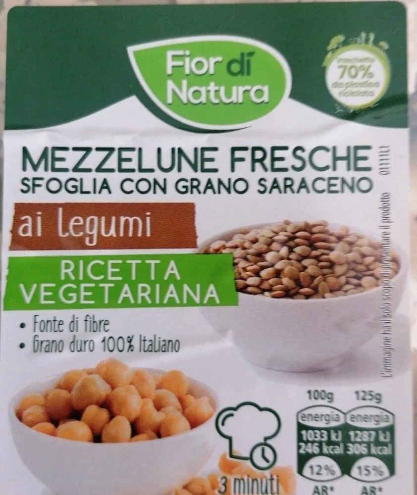 Mezzelune ai legumi