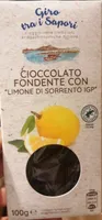 Cioccolato fondente con "limone di Sorrento IGP"