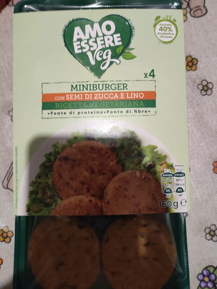 Miniburger con semi di zucca e lino