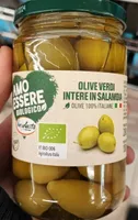 Olive verdi intere in salamoia