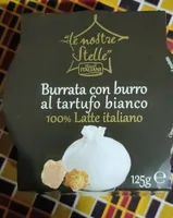 Burrata con burro al tartufo bianco