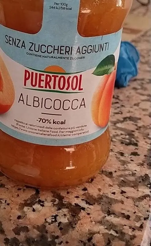 Marmellata albicocca senza zuccheri aggiunti