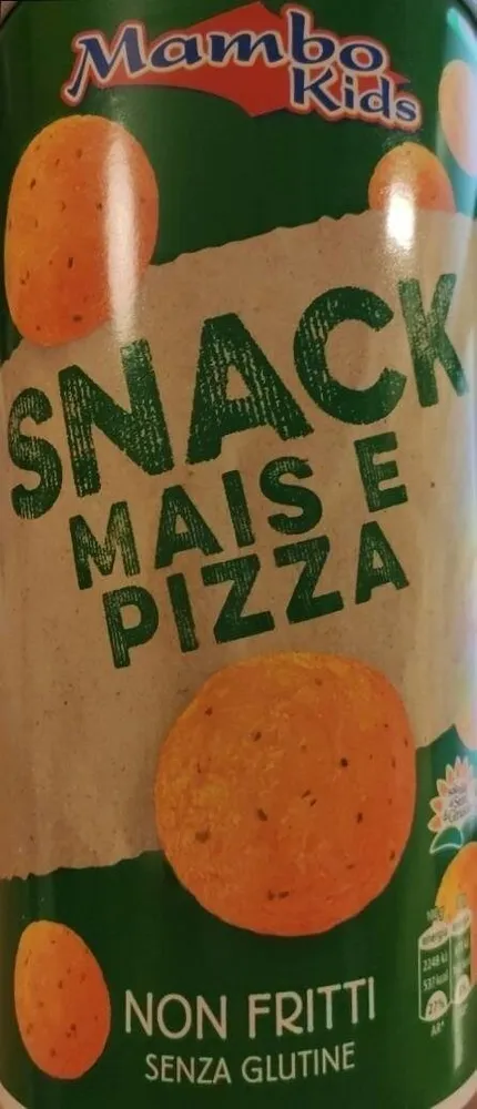 Snack mais e pizza
