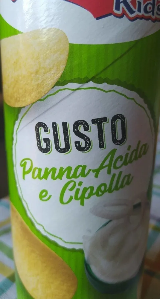 Patatine Panna acida e cipolla