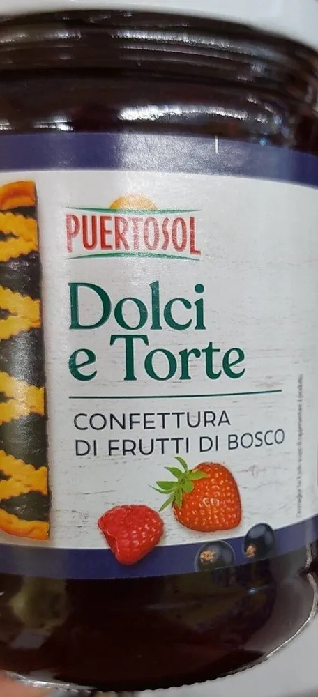 Marmellata dolci e torte