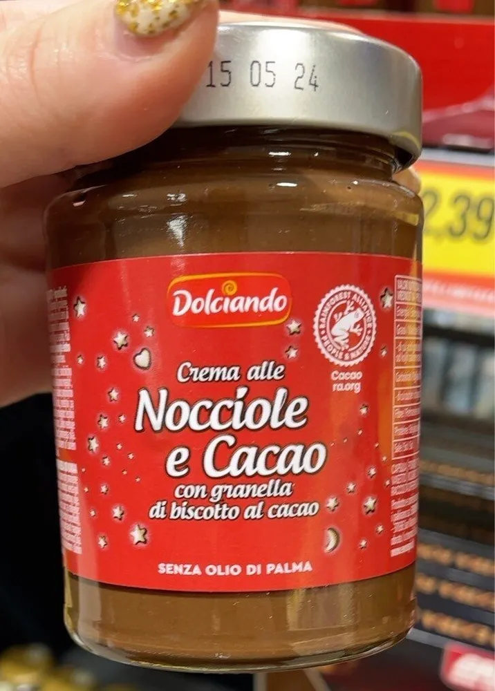 Crema alle nocciole e cacao