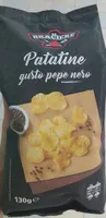 Patatine gusto pepe nero