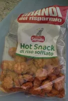 Hot snack di riso soffiato