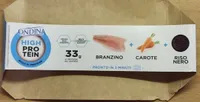 Branzino Carote e Riso Nero