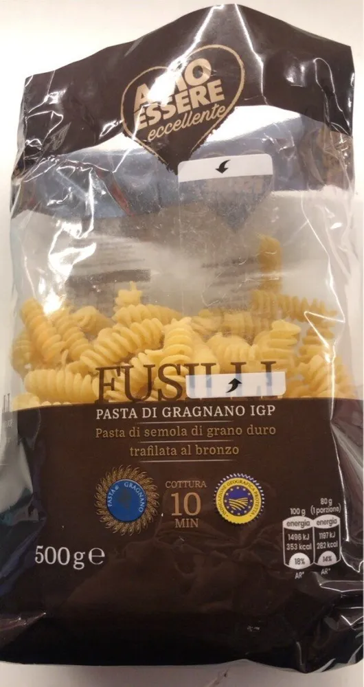 Fusilli pasta di gragnano igp