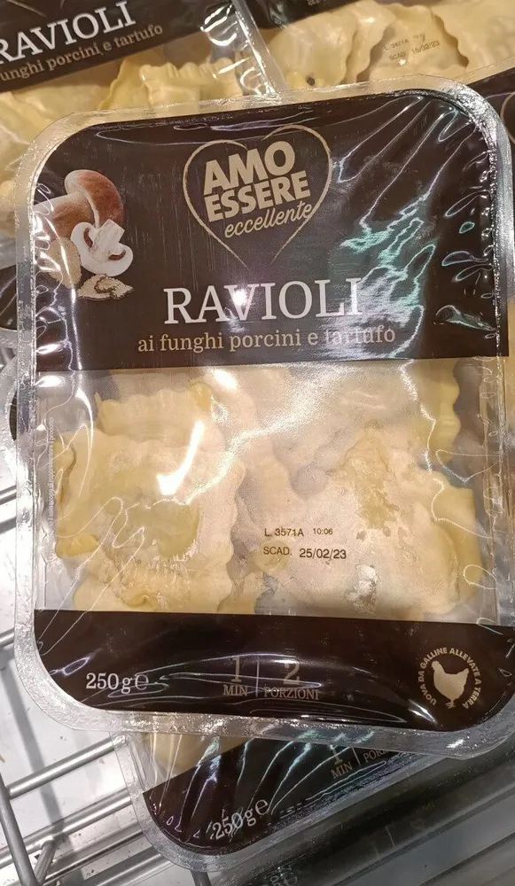 ravioli ai funghi porcini e tartufo