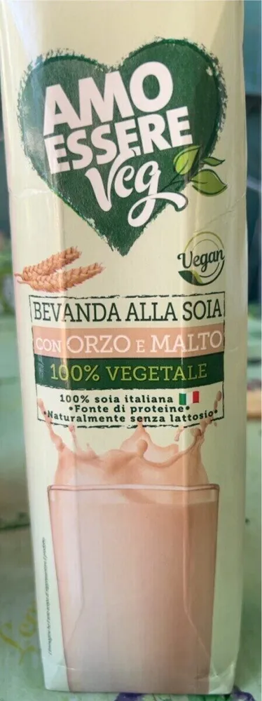bevanda alla soia con orzo e malto