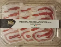 Pancetta arrotolata nostrana