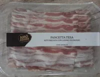 Pancetta tesa affumicata con legno di faggio